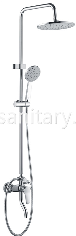 Brass shower set